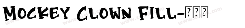 Mockey Clown Fill字体转换